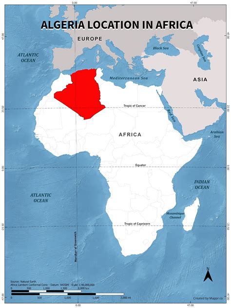 Where is Algeria? 🇩🇿 | Mappr