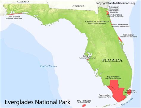Map of Everglades National Park - Map Of Everglades National Park ...