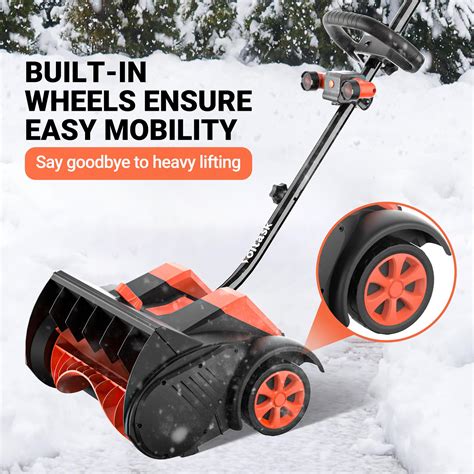 Snapklik.com : VOLTASK Cordless Snow Shovel