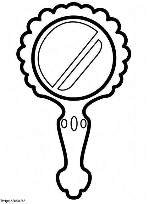 Hand Mirror coloring page