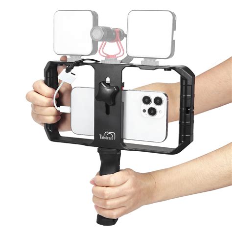 Amazon.com: Taisioner Smartphone Video Rig Hand Girp Stabilizer ...