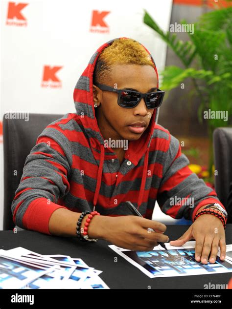 Prodigy of Mindless Behavior signs autographs for fans during a meet ...