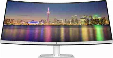 HP 86.36 cm (34 inch) Curved WQHD IPS Panel Monitor (34f Curved Display ...