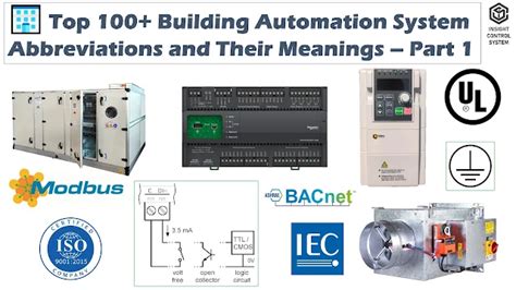 Top 100+ Building Automation System Abbreviations and Their Meanings Part 1