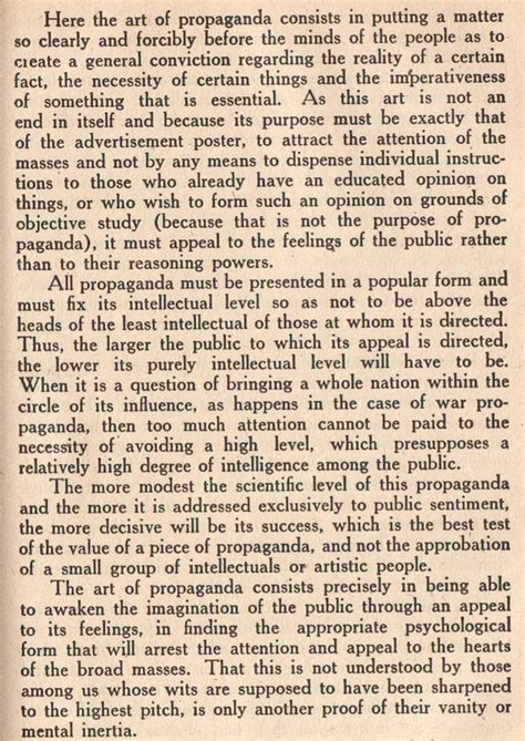 Adolf Hitler on Propaganda | samisdat.in