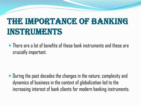 PPT - Various Types of Bank Instruments PowerPoint Presentation, free ...
