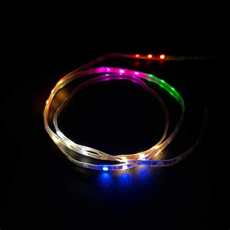 1 Meter RGB LED Strip Light Kit | 9V - 12V Flexible Multicolor Running ...