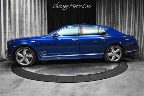 Used 2016 Bentley Mulsanne Speed MSRP $391K Rare Color Combo! Moroccan Blue! Recently Serviced ...