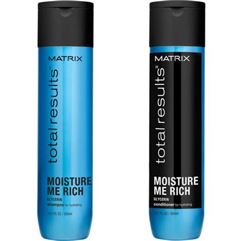 Matrix Total Results Moisture Me Rich Shampoo and Conditioner Duo, 10 ...