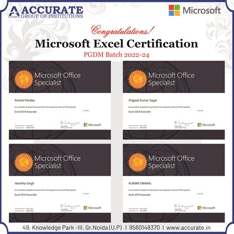 Excel Training Success: Certified Microsoft Excel Specialists ...