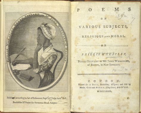 Teach This Poem: "On Being Brought from Africa to America" by Phillis Wheatley | Academy of ...