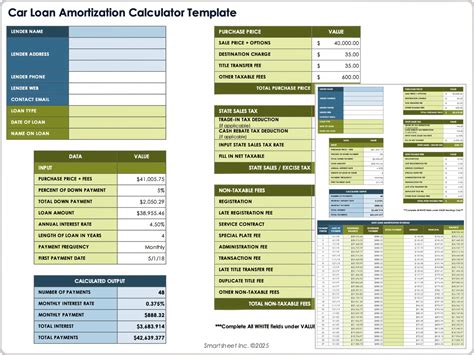 Debt List Template Excel