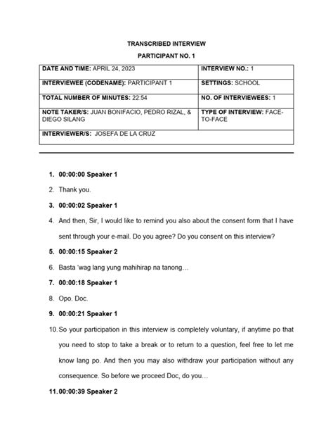 Image result for Transcript Audio Sample PDF