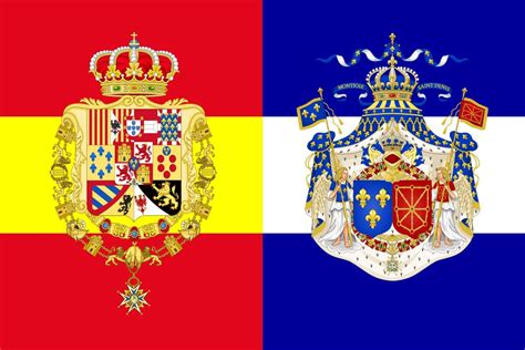 Flag of a United Franco-Spanish empire : r/vexillology