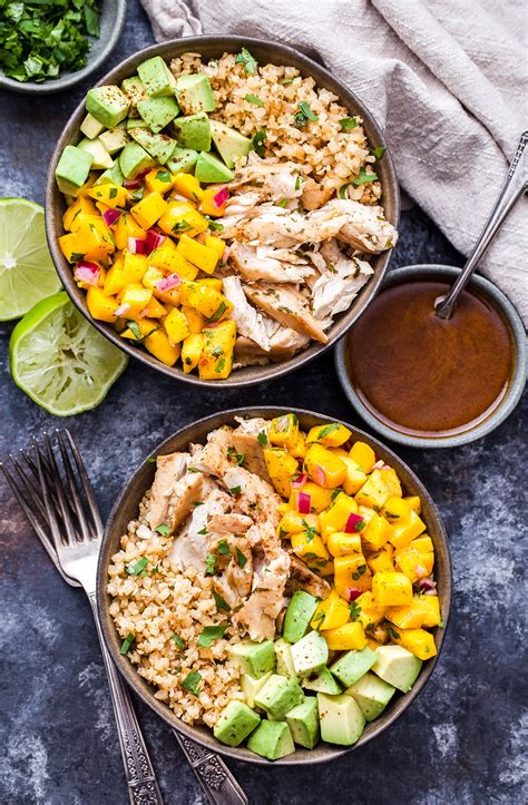 Cauliflower Rice Fish Taco Bowls - Recipe Runner