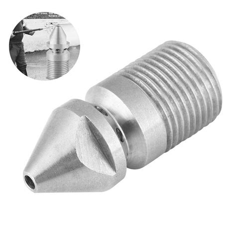 Buy Stainless Steel SS304 Drain Blaster Cleaning Nozzle Sewer Jetter ...