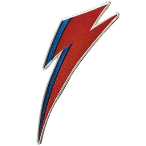 David Bowie Lightning Bolt Glitter Patch | Shop the Musictoday ...
