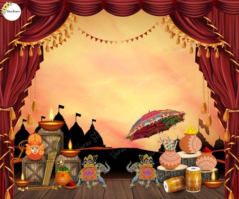 Dasara - Baby Printed Backdrops - PREMIUM FABRIC