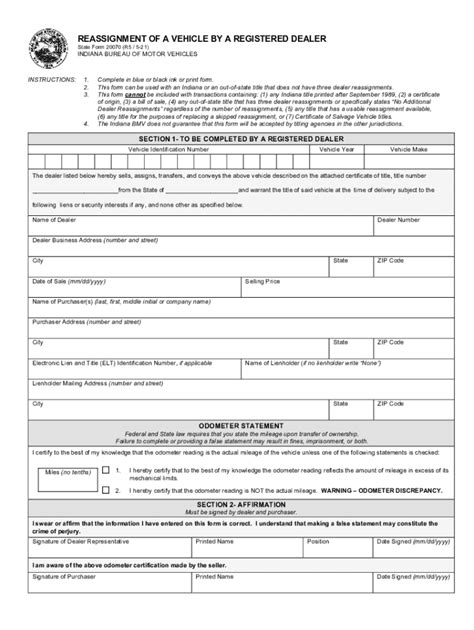 2021-2026 IN Form 20070 Fill Online, Printable, Fillable, Blank - pdfFiller