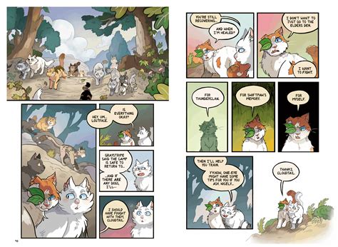The Prophecies Begin graphic novel book 3 sneak peek | Warrior Cats
