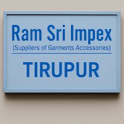 Ram Sri Impex Tirupur Office Staff (Female) Jobs Wanted Walk in ...