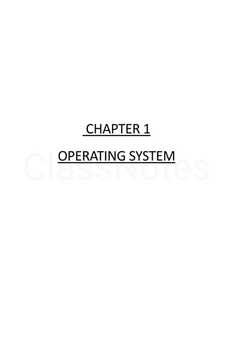 Operating System Notes BSc Computer Science 的图像结果
