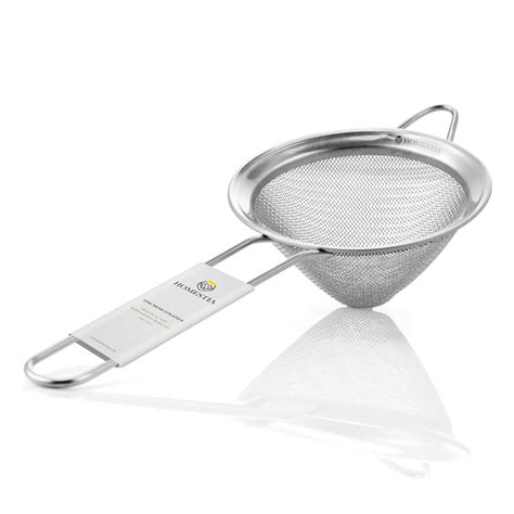 Buy Homestia Fine Mesh Sieve Strainer Stainless Steel Cocktail Strainer ...
