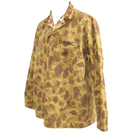 Original U.S. WWII US Marine Corps P-42 Camouflage Pattern Uniform Top ...