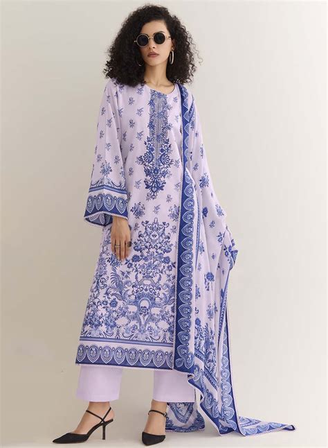 Pure Cotton Lawn Unstitched Salwar Suit Dress Material for Women – Stilento