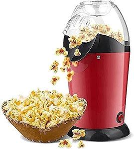 VENTERPRISE Popcorn Maker Machine, Hot Air Popcorn Popper Maker KAVYA ...