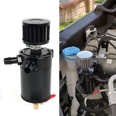 BARTOO Universal Oil Catch Can Tank 2 Port Oil Catch Can India | Ubuy