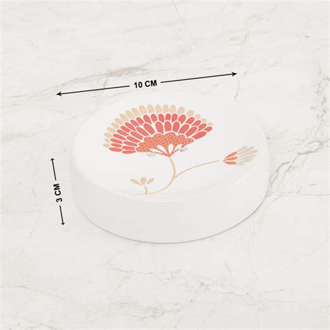 Buy Mekong Printed Stoneware Soap Dispenser Set -Multicolour from Home ...