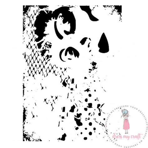 Abstract Lady - Stencil – Dress my craft