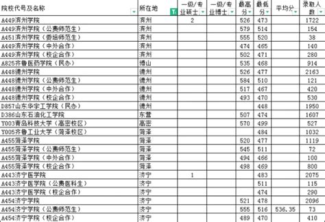 山东省高考2022年本科层次各地市高校最低录取分数线（一） - 哔哩哔哩