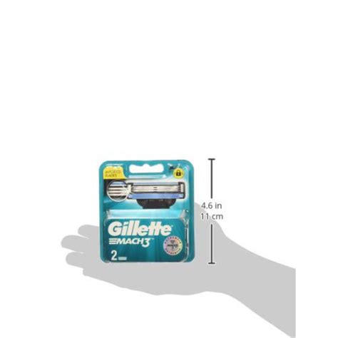 Gillette Mach 3 Cartridge, 2 Count Price, Uses, Side Effects ...