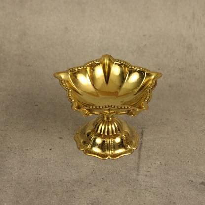 Spillbox Brass Diya for Puja|Pooja Aarti|Deepak Deepam Oil Lamp for ...