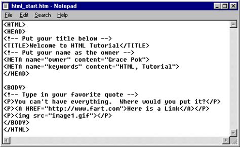 Image result for HTML Tutorial L Code
