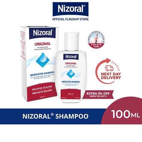 [NIZORAL OFFICIAL STORE]Nizoral® 2% Ketoconazole Anti-dandruff Shampoo 100ml|Seborrheic ...