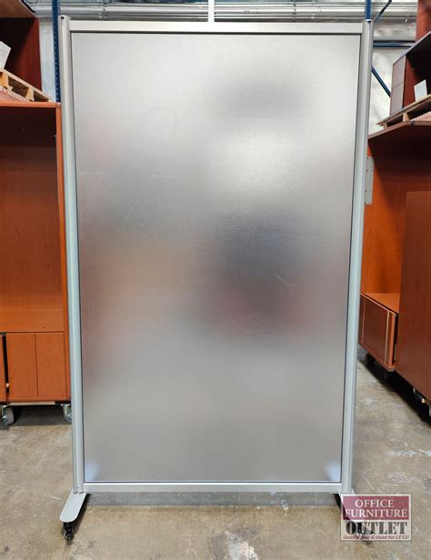Open Plan Systems Frosted Rolling Partition