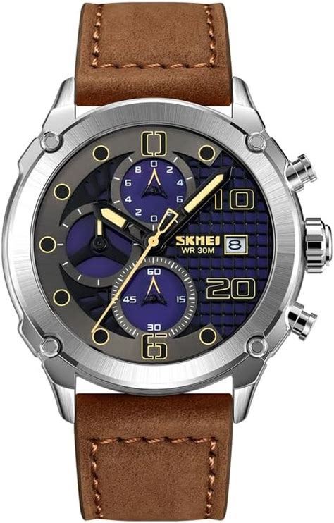 SKMEI Quartz Chronograph Watch for Men Analog Display Multicolor Dial ...