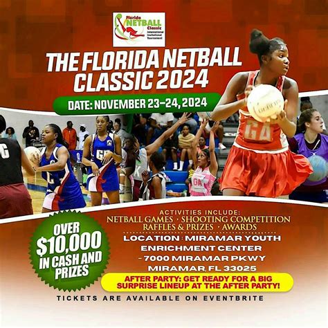 FLORIDA NETBALL SENIOR CLASSIC 2024, Miramar Youth Enrichment Center ...