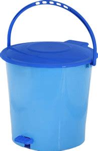 Heart Home Plastic Pedal Dustbin, Trashbin With Handle, 5 Liter (Blue ...