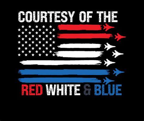 Courtesy of the Red White and Blue File Png - Etsy
