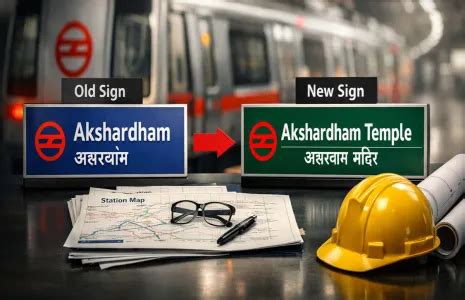 Two Delhi Metro Stations Renamed, Seven Others Modified
