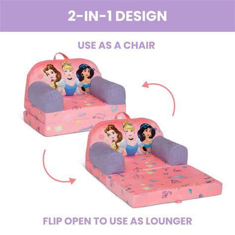 Disney Princess Cozee Buddy Flip-Out Chair by Delta Children, Pink ...