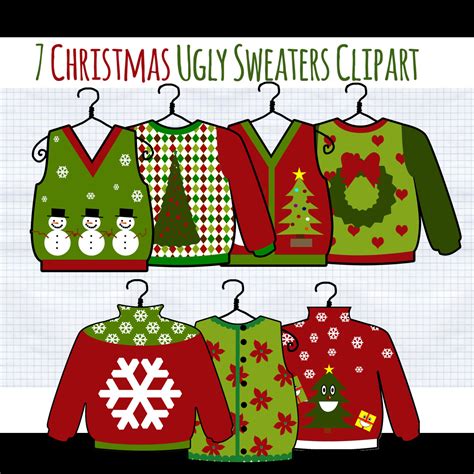 Ugly Christmas Sweater Clip Art