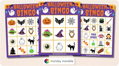 180 Halloween Bingo Cards (Free PDF Printables) - Worksheets Library