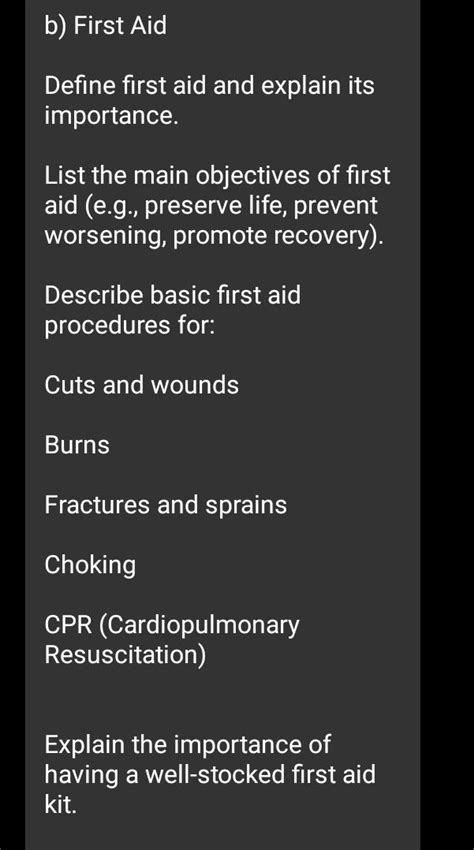 Image result for Define First Aid