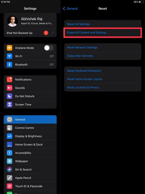 IPad Factory Reset 的图像结果