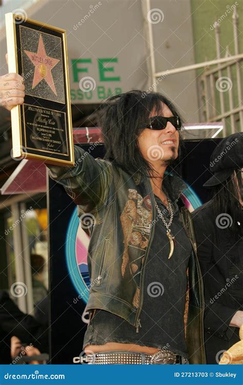 Motley Crue,Nikki Sixx editorial stock photo. Image of ceremony - 27213703